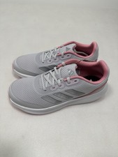 adidas Runfalcon 3.0 K Kids Athletic Sneakers Gray Pink Mesh IG7281 US 6