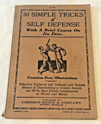   50 Simple Tricks of Self Defense Jiu Jitsu Johnson Smith & Co Antique 1935  