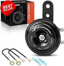 12V Universal Disc Horn 110dB Electric Car Motorcycle ATV Scooter 76mm - US
