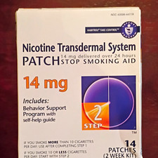 Habitrol Nicotine Stop Smoking Transdermal Patches 14mg Step 2, 14 Ct