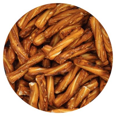 Pretzel Sticks Butter Braided, 8 Ounce Bulk Bag, Hampton Distribution