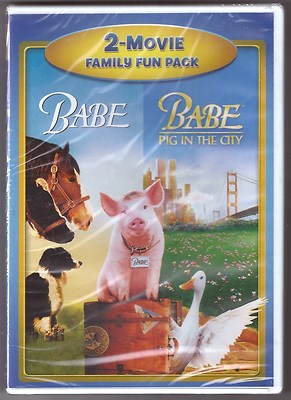 Babe 1 & 2 DVD Movie Pig Kids Family Film Fun Pack Factory Sealed