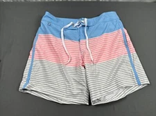 NWOT Chubbies The Stripe Dreams 6" Retro Boardshorts Size 30
