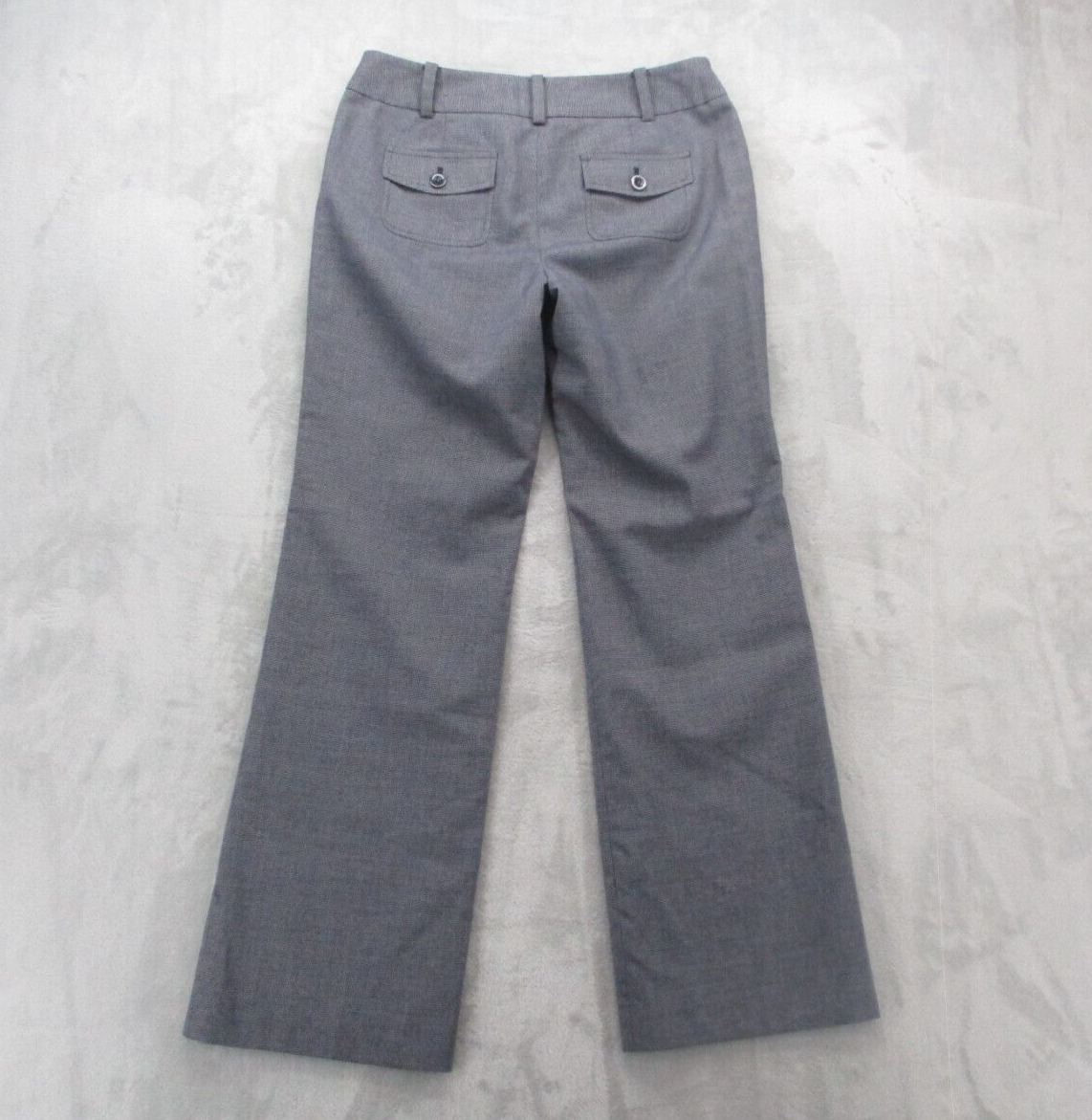 Ann Taylor Bootcut Dress Pants Women's 6 Gray Black Color Blend