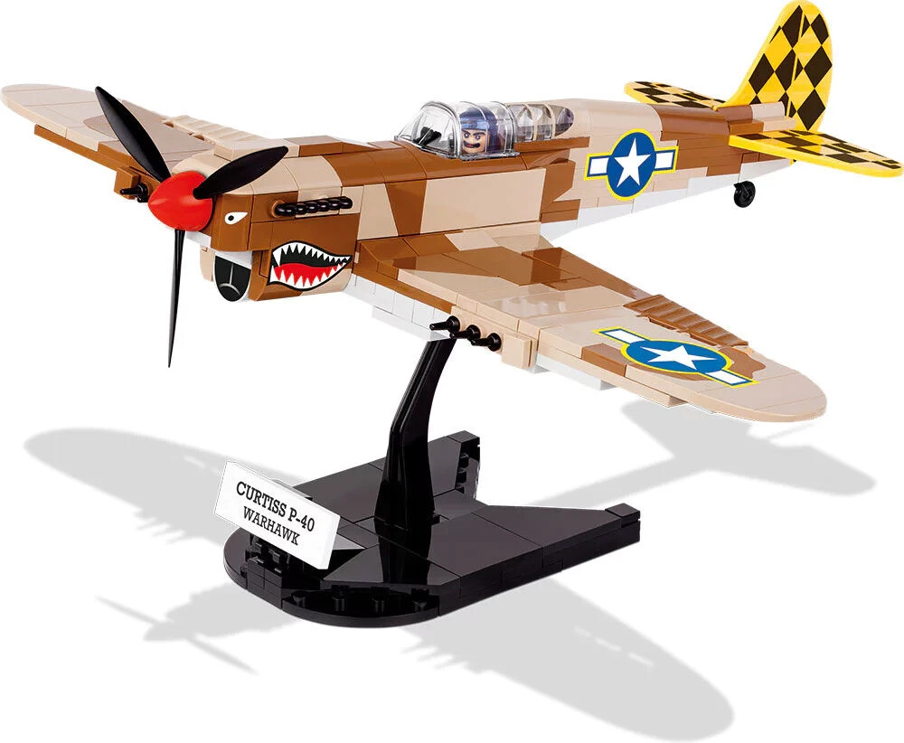 Curtis P-40 Warhawk US plane WWII Cobi 5519 bricks Military model