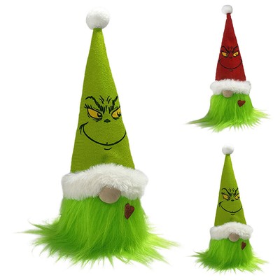28cm Grinch's Weihnachten Gonk Gnome Dekor Plüsch Spielzeug Tomte Faceless Puppe