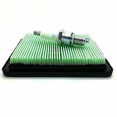 2 Stück Zündkerzen Luftfilter Service Kit für Rasenmäher IZY HRG415 HRG465