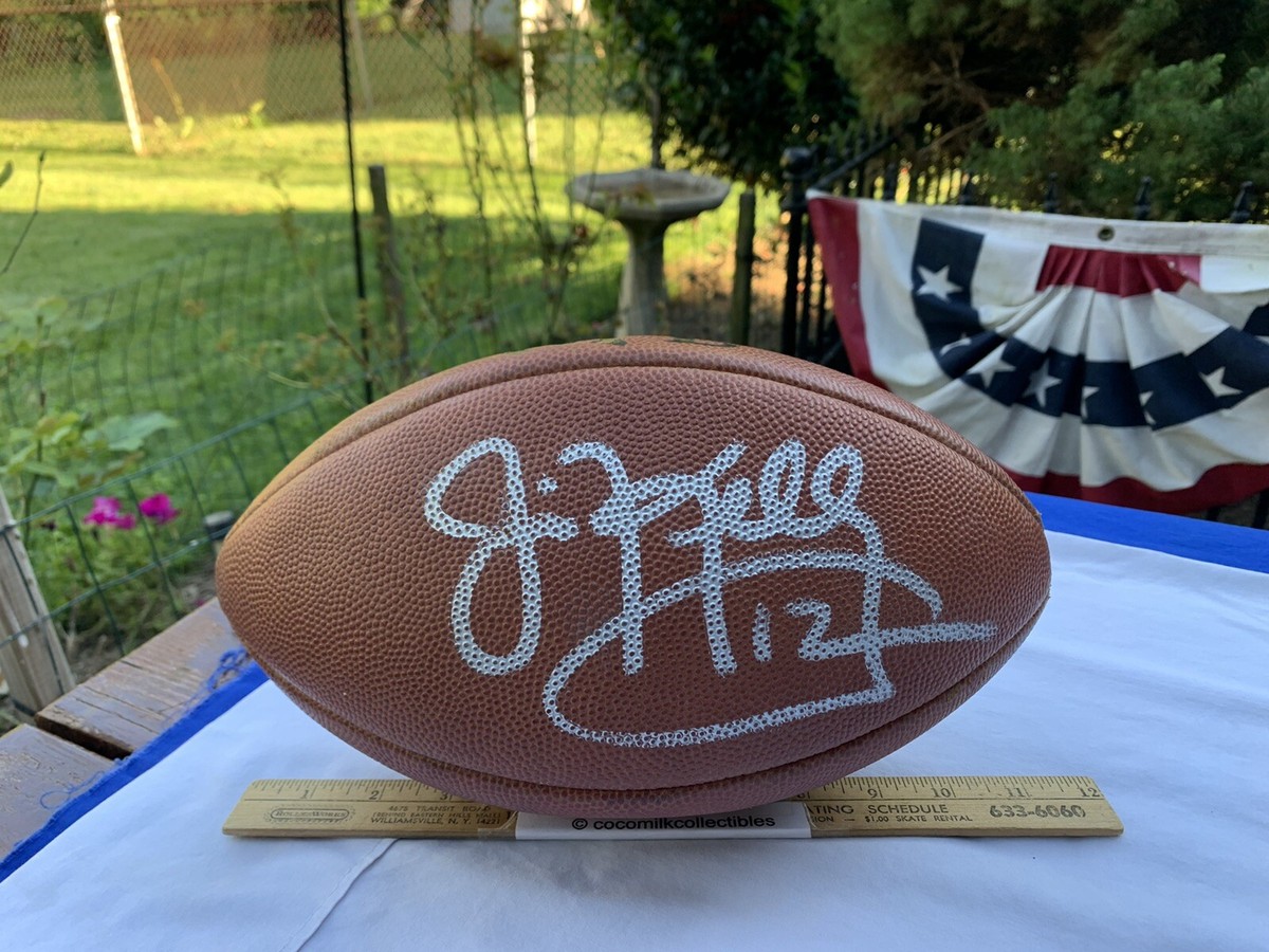 Vintage Jim Kelly #12 Buffalo Bills Signed Autograph Football NFL