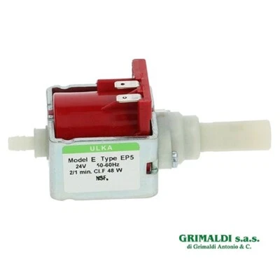 POMPA ULKA EP5 24V ELETTROPOMPA 48W PER MACCHINA CAFFÈ SAECO BRASILIA GAGGIA