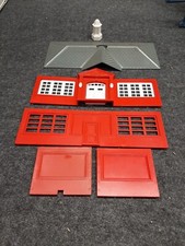 Vintage 1950's O S Plasticville School, missing weather vane PV041423-04