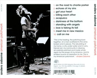 ANDERS OSBORNE - AMERICAN PATCHWORK NEW CD