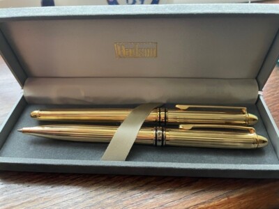 Gold Kugelschreiber & Biro Set