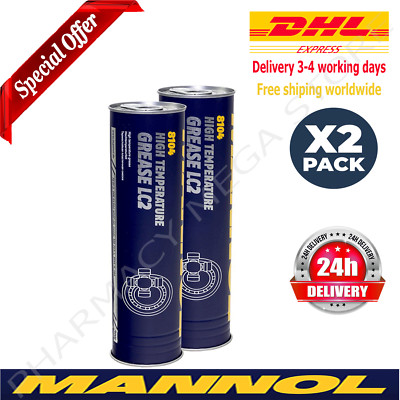 PACK 2 x Mannol 8104 Grease LC2 High Temperature Grease 400 g
