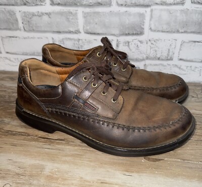Ecco Seawalker Comfort Casual Oxford Brown Leather Men display picture 3