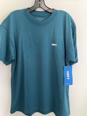 New OBEY Clothing Co Designer Tee Mens Graphic Art Street Style T Shirt Size M