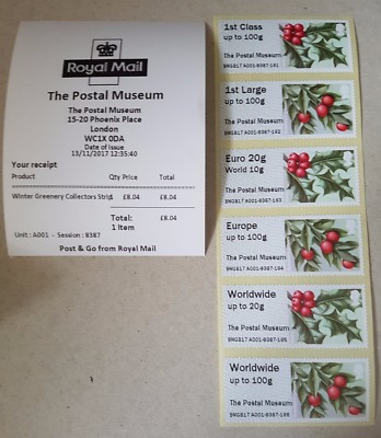The Postal Museum Winter Greenery -Various Options for CL17S and R17YAL  