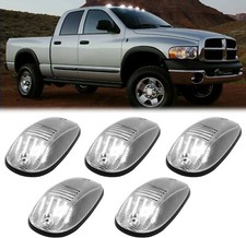 5x For 2003-2018 Dodge Ram 1500 2500 3500 Truck White Led Cab Roof Marker Lights