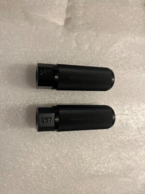 Old School Bmx BLACK Tube Pegs 1985 Peregrine freestyle 1987 GT STYLE  Pegs 26t