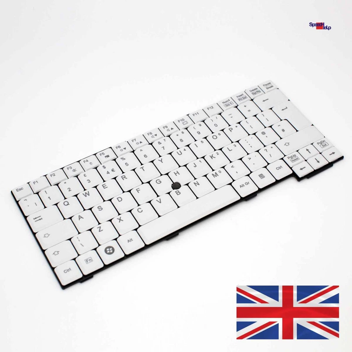 Fujitsu 白色英语电脑键盘和键板| eBay