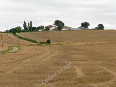 Foto 6x4 Richtung Weybridge Lodge Alconbury Eine Ansicht nach der Ernte von Weybri c2009