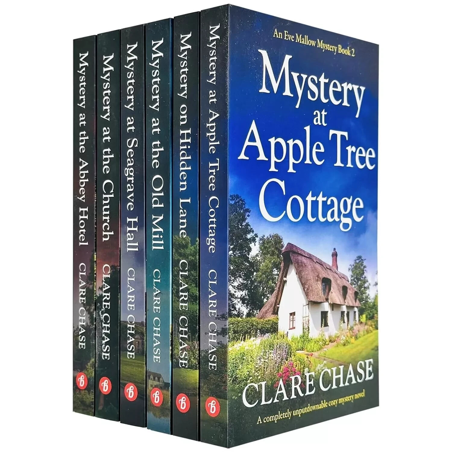 Eve Mallow Mystery Collection 6 Books Set by Clare Chase Mystery at the Church