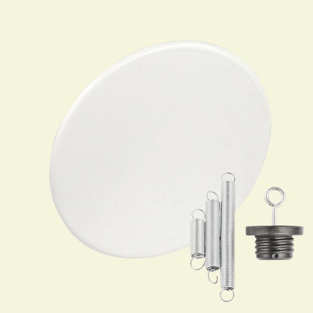 White Recessed Can Light Blank Up Cover Round Ceiling Can Light