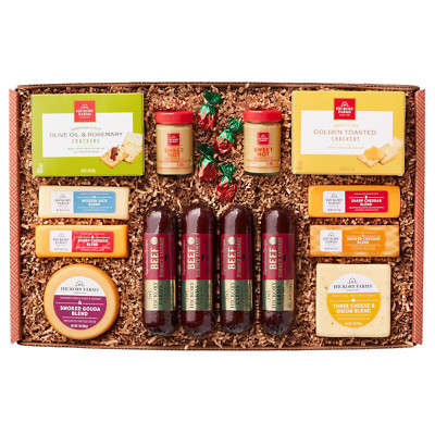 Signature Beef Meat and Cheese Gift Basket (Extra Large) - Box Set | Charcuterie