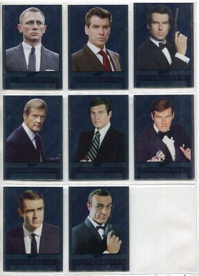 James Bond Archives 2016 Spectre Complete Mirror Chase Card Set [8 Cards]