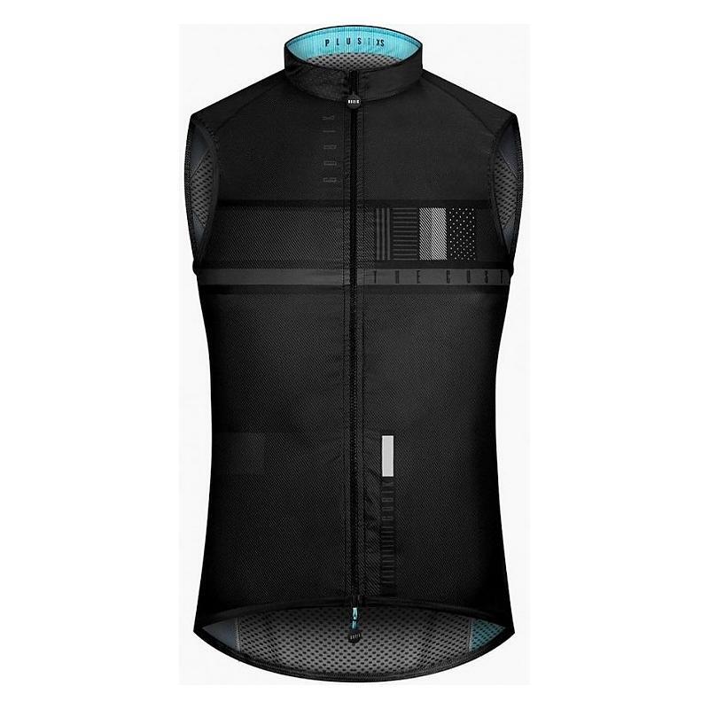 Coupe-vent GOBIK Plus Black Steel S veste cyclisme haute performance
