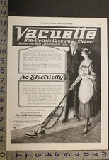 ASPIRADOR VACUETTE 1925 SCOTT FETZER CLEVELAND DECORACIÓN DEL HOGAR ANUNCIO [[SKU]