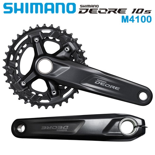 New SHIMANO DEORE FC M4100 2x10 Speed Cranksets 175mm 170mm 36-26T  MTB Bicycle - Picture 1 of 10