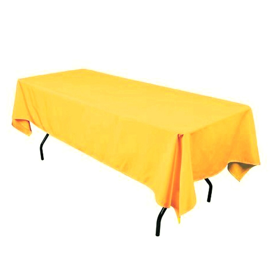 60" x 126" Rectangular Seamless Tablecloth For Wedding Restaurant ...