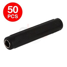 50 Pack 6.35mm Mono Jack Coupler Female to Female Adapter Audio Cable Connector