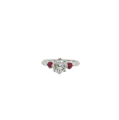 Vintage Sterling Silver Size 7 Tacori Cubic Zirconia Ring