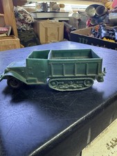 Vintage Marx Navarone Playset WWII M3 Green Half Track Truck Toy