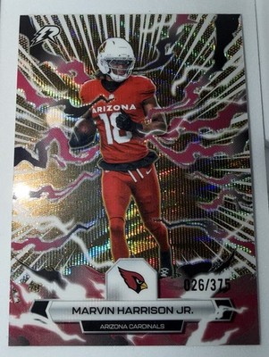 Topps NFL 2024 Marvin Harrison Jr. Arizona Cardinals #2 RC Serial #026/375
