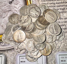 90% SILVER -50 MERCURY Dimes, $5 Face Value MIXED DATES. CM-032