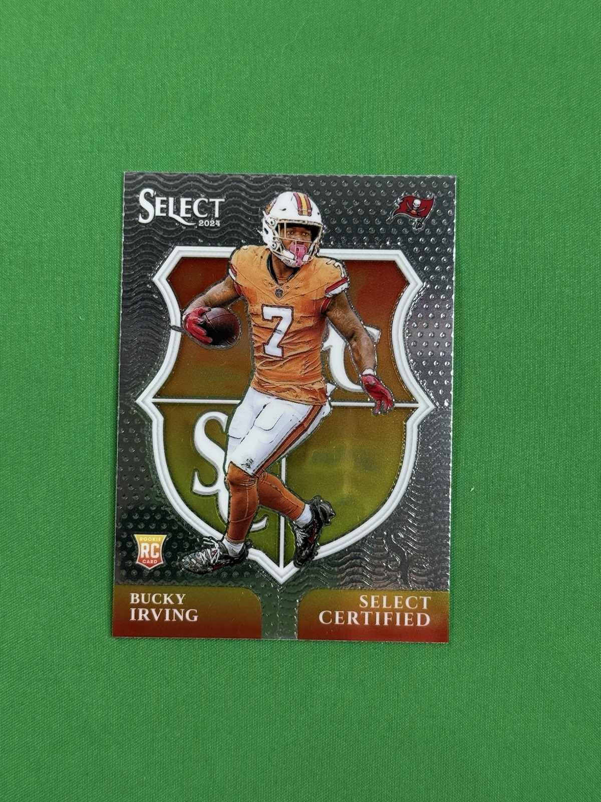 2024 Panini Select Bucky Irving Silver Prizm Select Certified Rookie Card #21