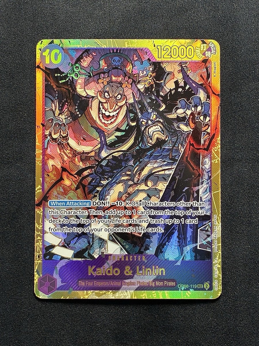 One Piece TCG - Kaido and Linlin OP08-119 SEC - Two Legends