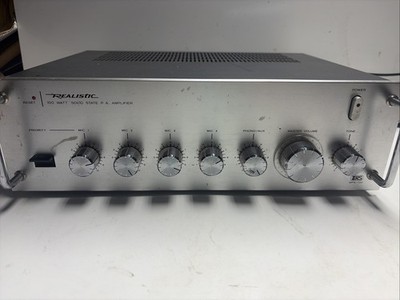 Realistic MPA - 100 Solid State P. A. Amplifier 