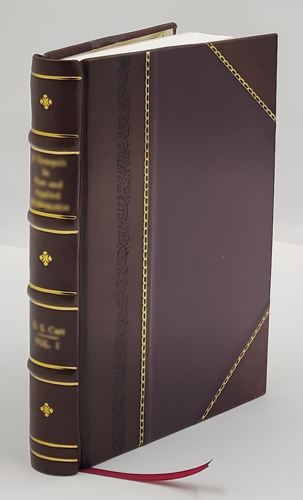 1923 Recollections of a Lifetime by James E Caldwell Leather Bound Edition