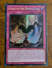 Songs of the Dominators ALIN-EN078 Secret Rare 1st Ed Near Mint 1st Ed Yu-Gi-Oh!