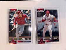MIKE TROUT COMPANION CARD IMAGE VARIATION SSP #350 2026 Topps Series 1 Angels