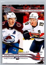2025-26 Upper Deck #200 Nathan MacKinnon / Matthew Tkachuk CL