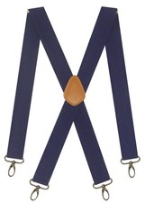 Men s Heavy Duty Belt Loops X Back 1.4 Inch Suspenders with 4 Snap Hooks