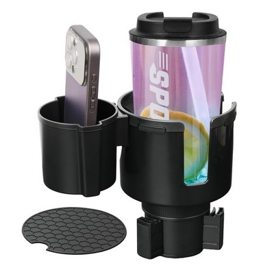 JINKEY 2 in 1 Cup Holder Expander, Extra Holders Extender with Black 