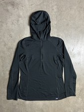 W  s Patagonia Thermal Weight 4 Capilene Hoodie Black Size Large