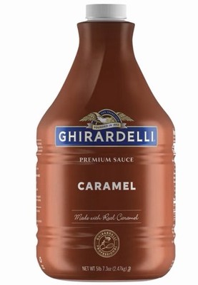 Ghirardelli Caramel Premium Sauce 87.3 oz Restaurant Coffee Shop New