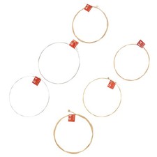  6Pcs Copper-plated Wire Folk Guitar Strings Replacing Wooden Guitar Using