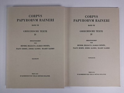 Buch: Corpus Papyrorum Raineri Band VI. Griechische Texte III, 2 Hefte, 1 361695